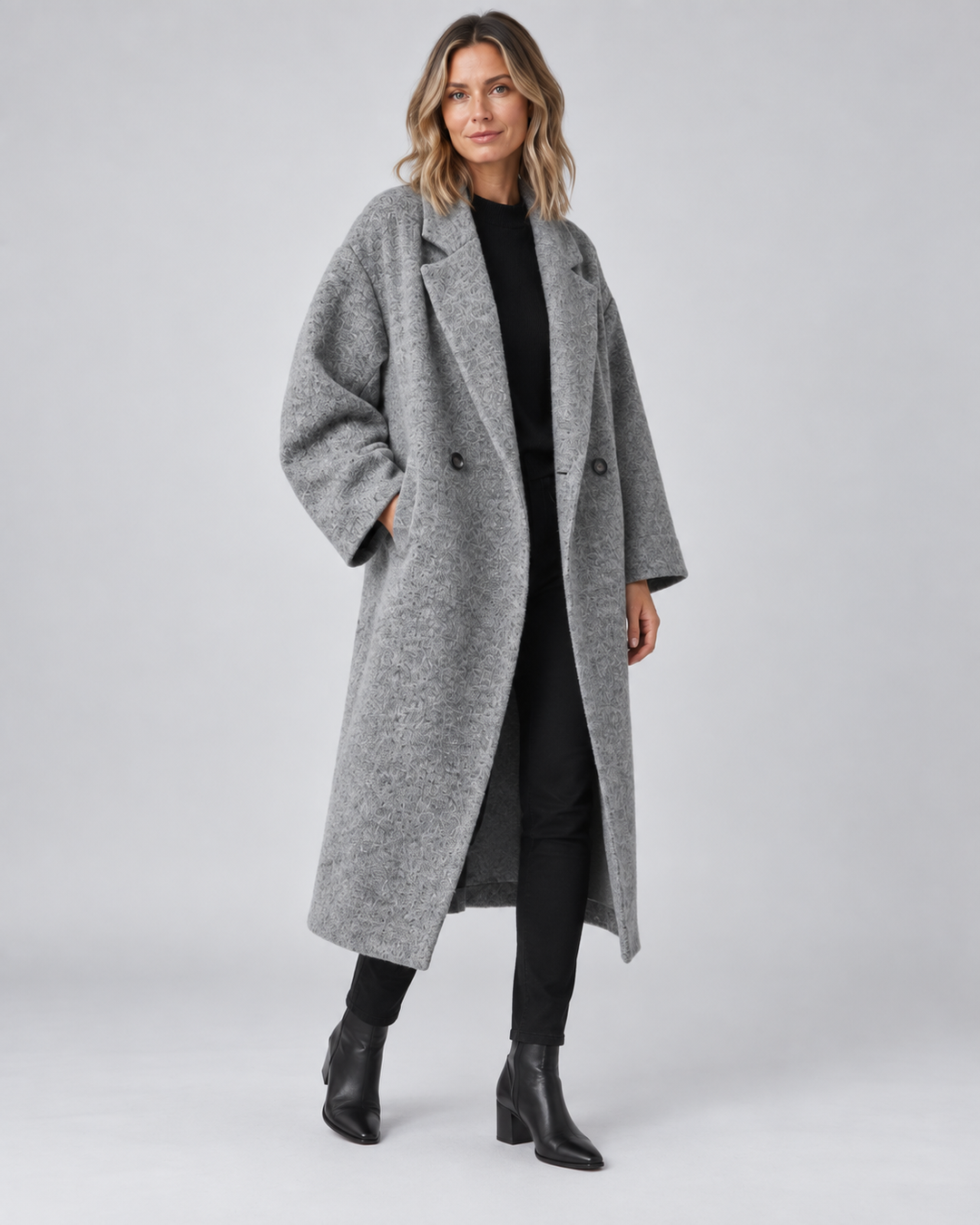 AURÉLIE | MANTEAU LONG CROISÉ