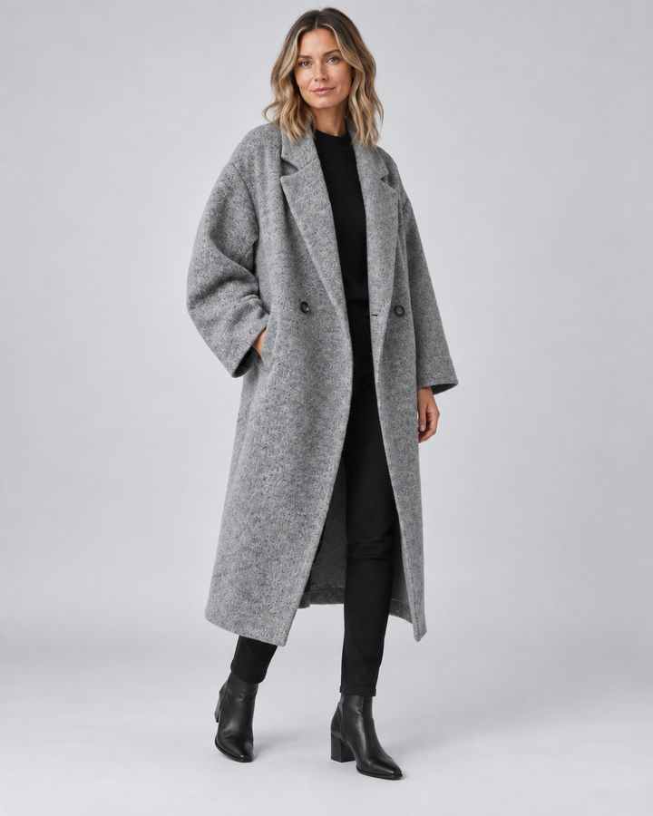 AURÉLIE | MANTEAU LONG CROISÉ
