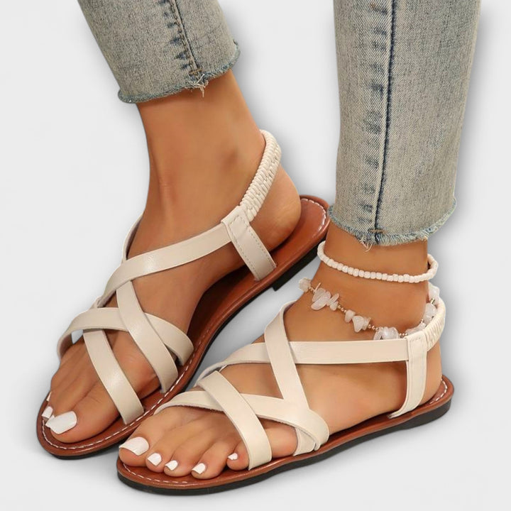 Deborah - Sandales pour femme à fermeture croisée légère