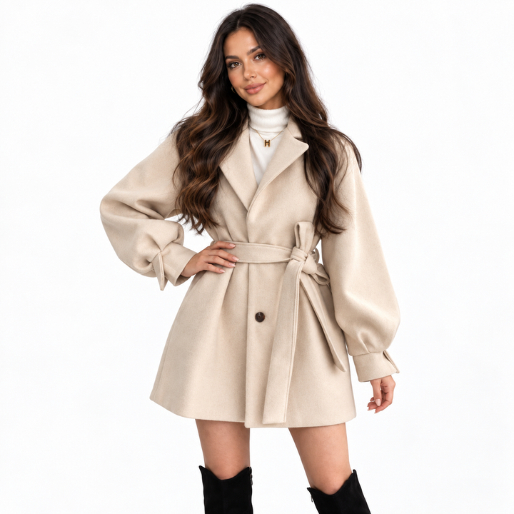ANNETTE | MANTEAU CEINTURÉ
