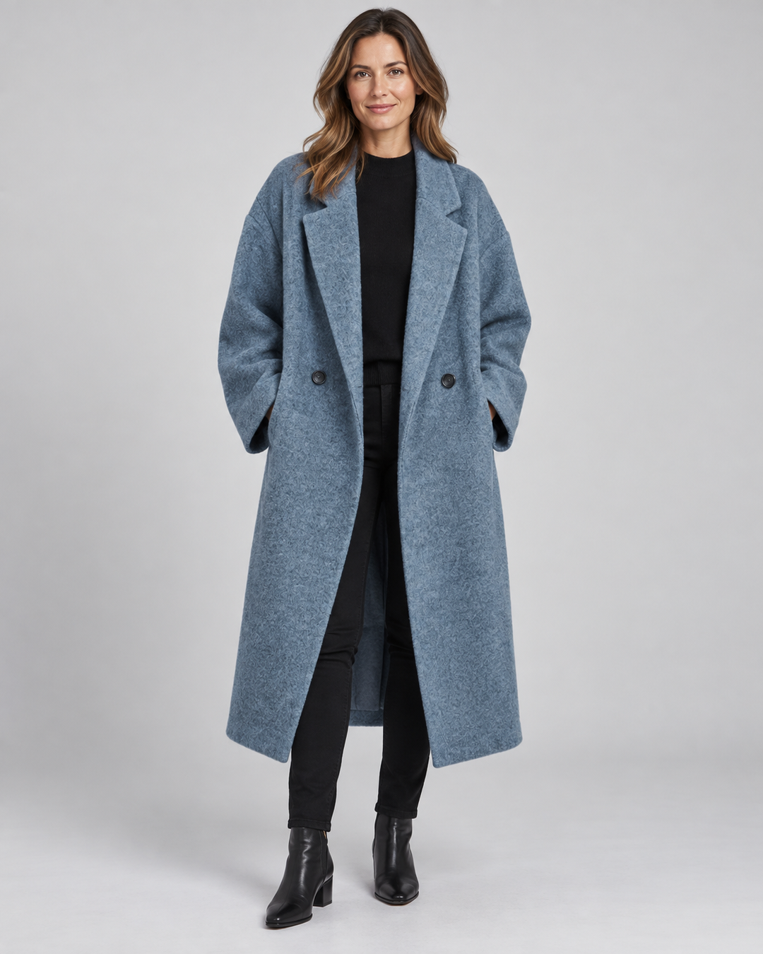 AURÉLIE | MANTEAU LONG CROISÉ