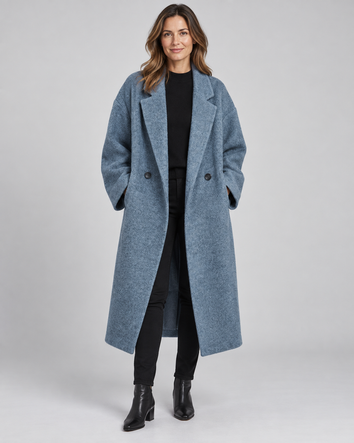 AURÉLIE | MANTEAU LONG CROISÉ