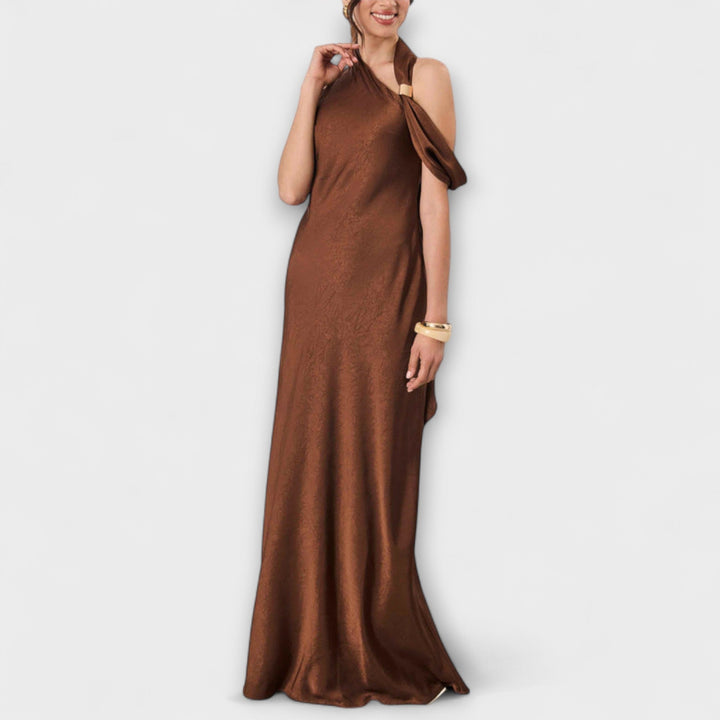 Azura | Robe maxi chic en satin