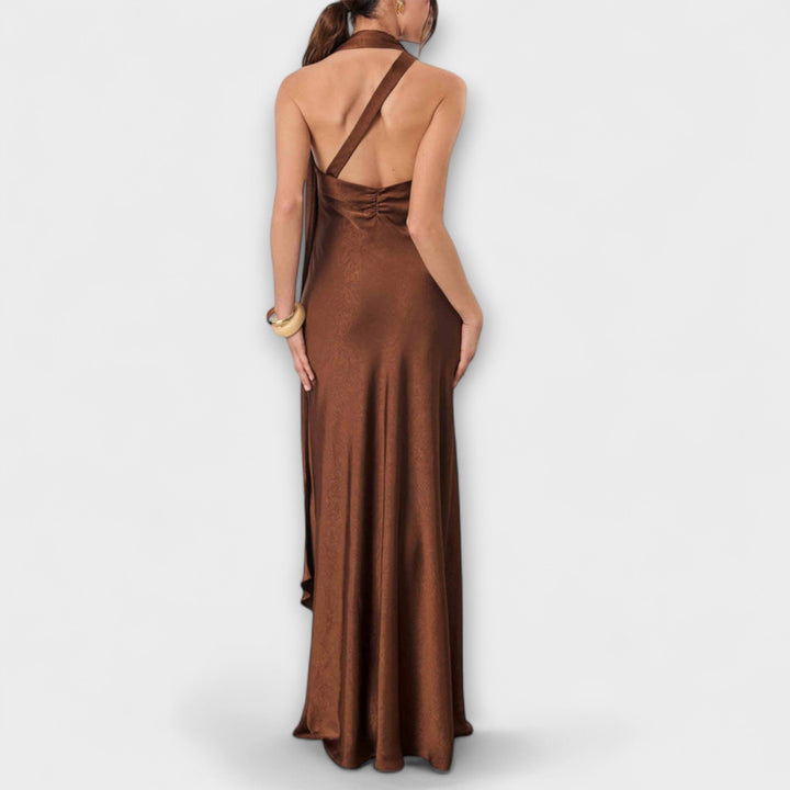 Azura | Robe maxi chic en satin
