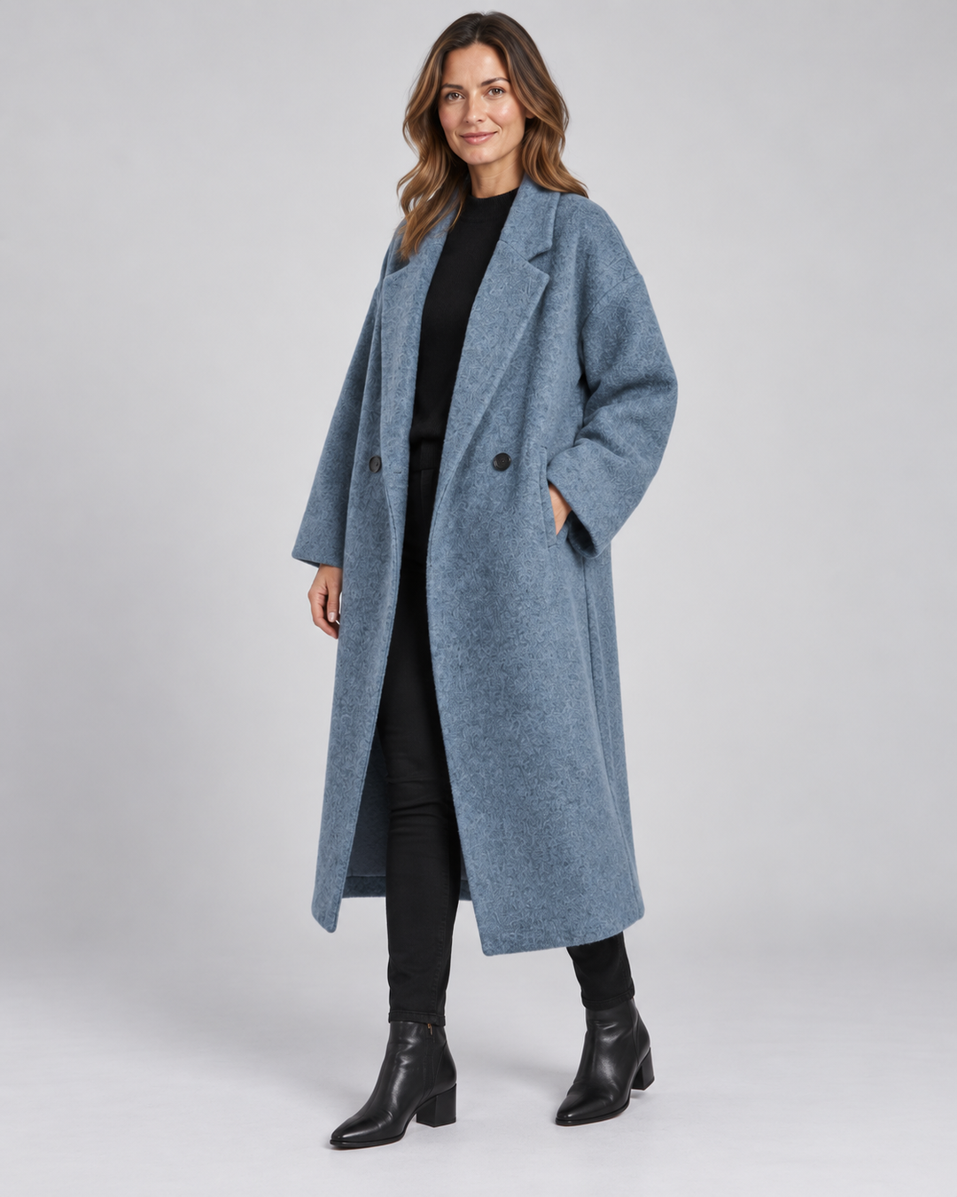 AURÉLIE | MANTEAU LONG CROISÉ