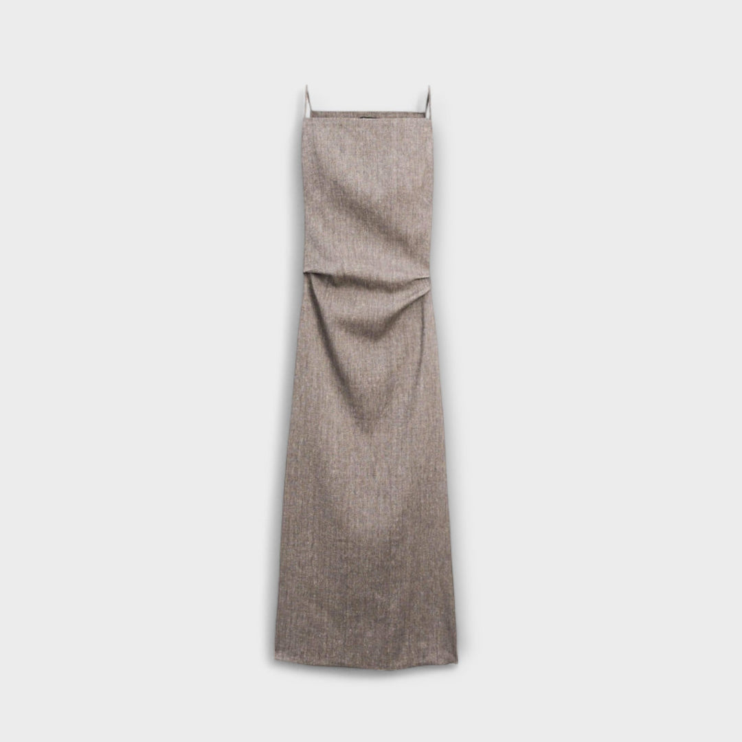 Clara | Robe maxi fluide en mélange de lin