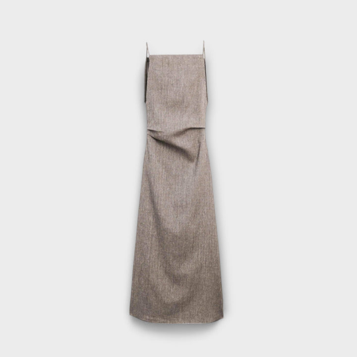 Clara | Robe maxi fluide en mélange de lin