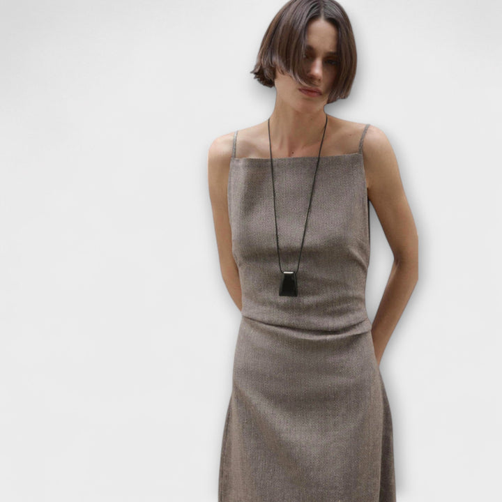 Clara | Robe maxi fluide en mélange de lin