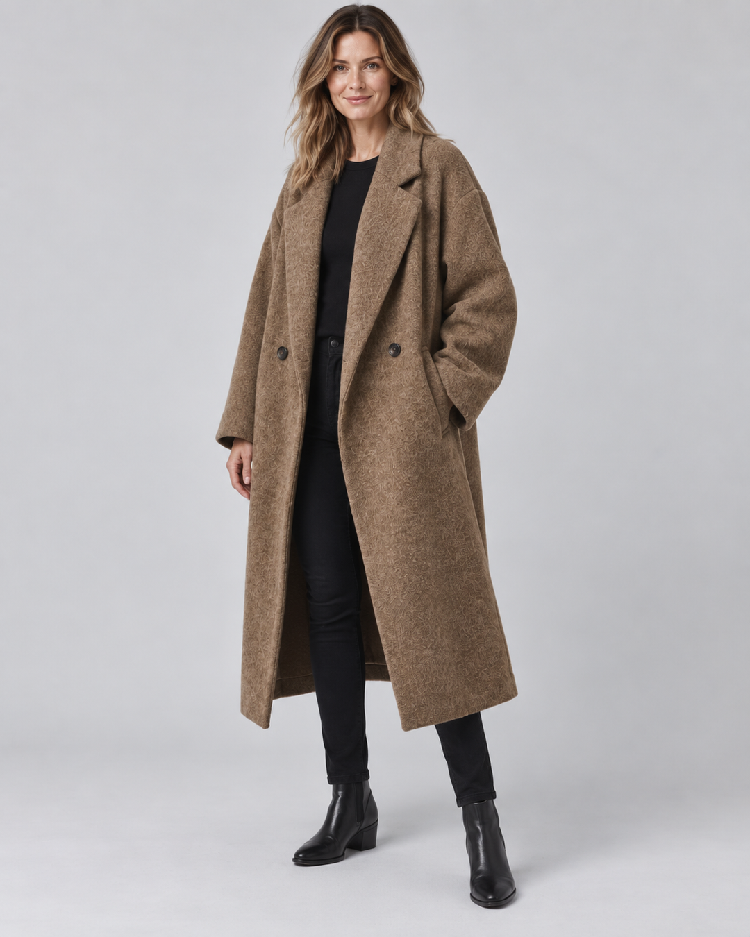 AURÉLIE | MANTEAU LONG CROISÉ