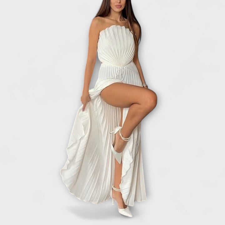 Athena | Robe plissée chic