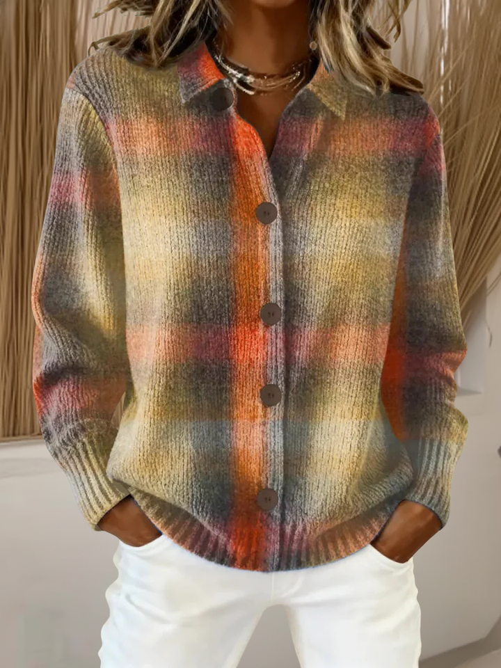RHODA | SURCHEMISE À CARREAUX ARTISANALE
