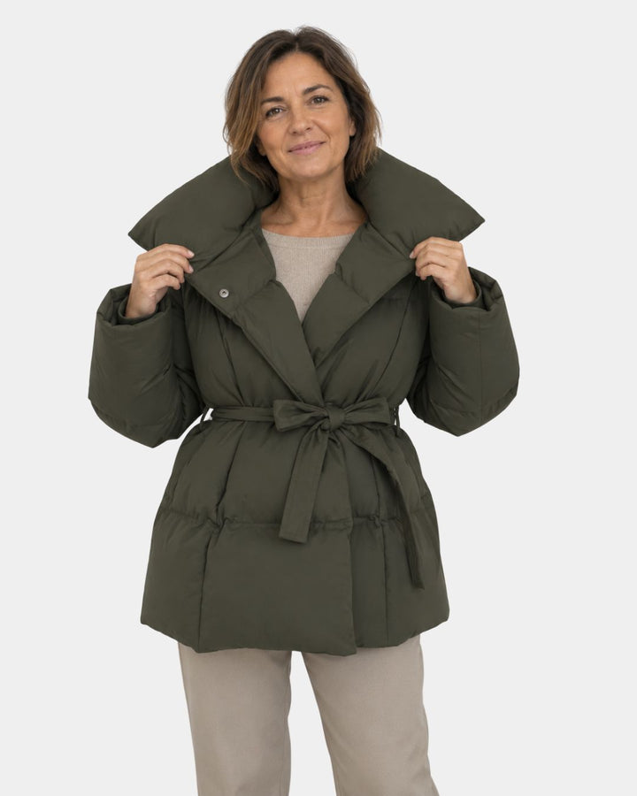 ALIXÈNE | VESTE MATELASSÉE CEINTURÉE