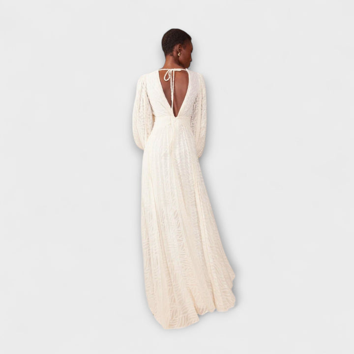 Elsa | Robe maxi crème d'Allegory