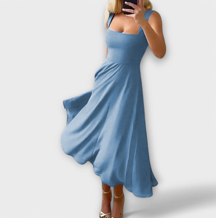 Robe élégante sans manches