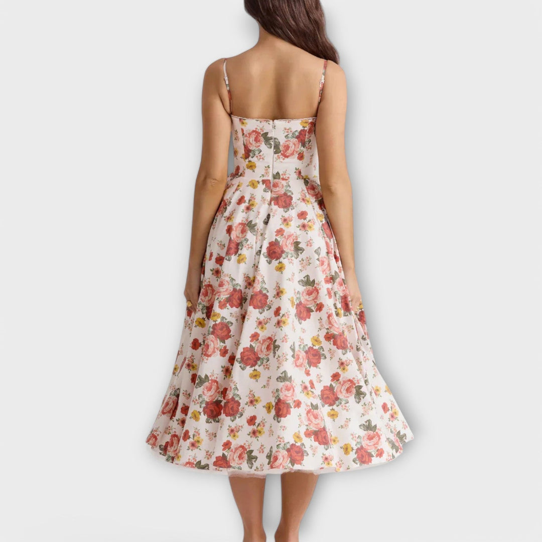 Mélie | Robe d'été légère à détail corset