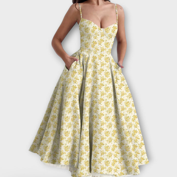 Mélie | Robe d'été légère à détail corset