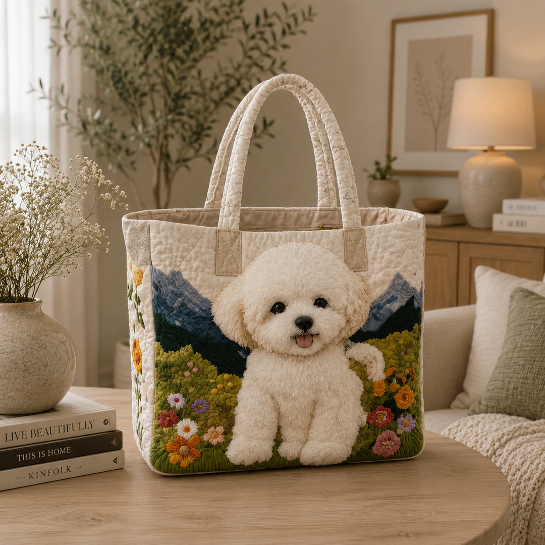 SAC MATELASSÉ | CHIEN ENCHANTÉ