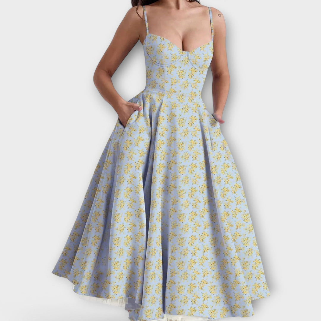 Mélie | Robe d'été légère à détail corset