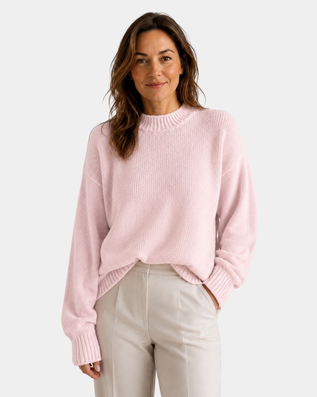MAE | PULL COL ROND MANCHES BOUFFANTES