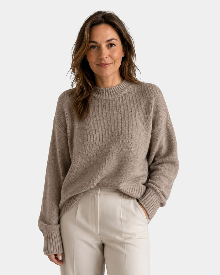 MAE | PULL COL ROND MANCHES BOUFFANTES