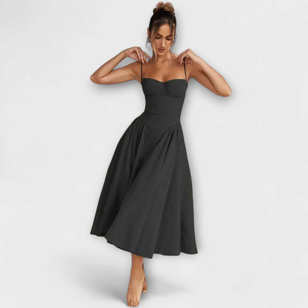 Rosalie - Robe corset raffinée sans manches