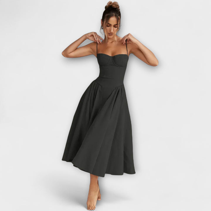 Rosalie - Robe corset raffinée sans manches