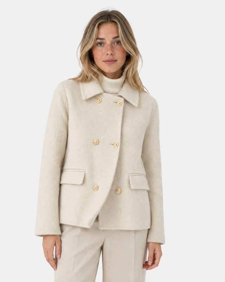MÉLISYA | MANTEAU ÉLÉGANT À COL