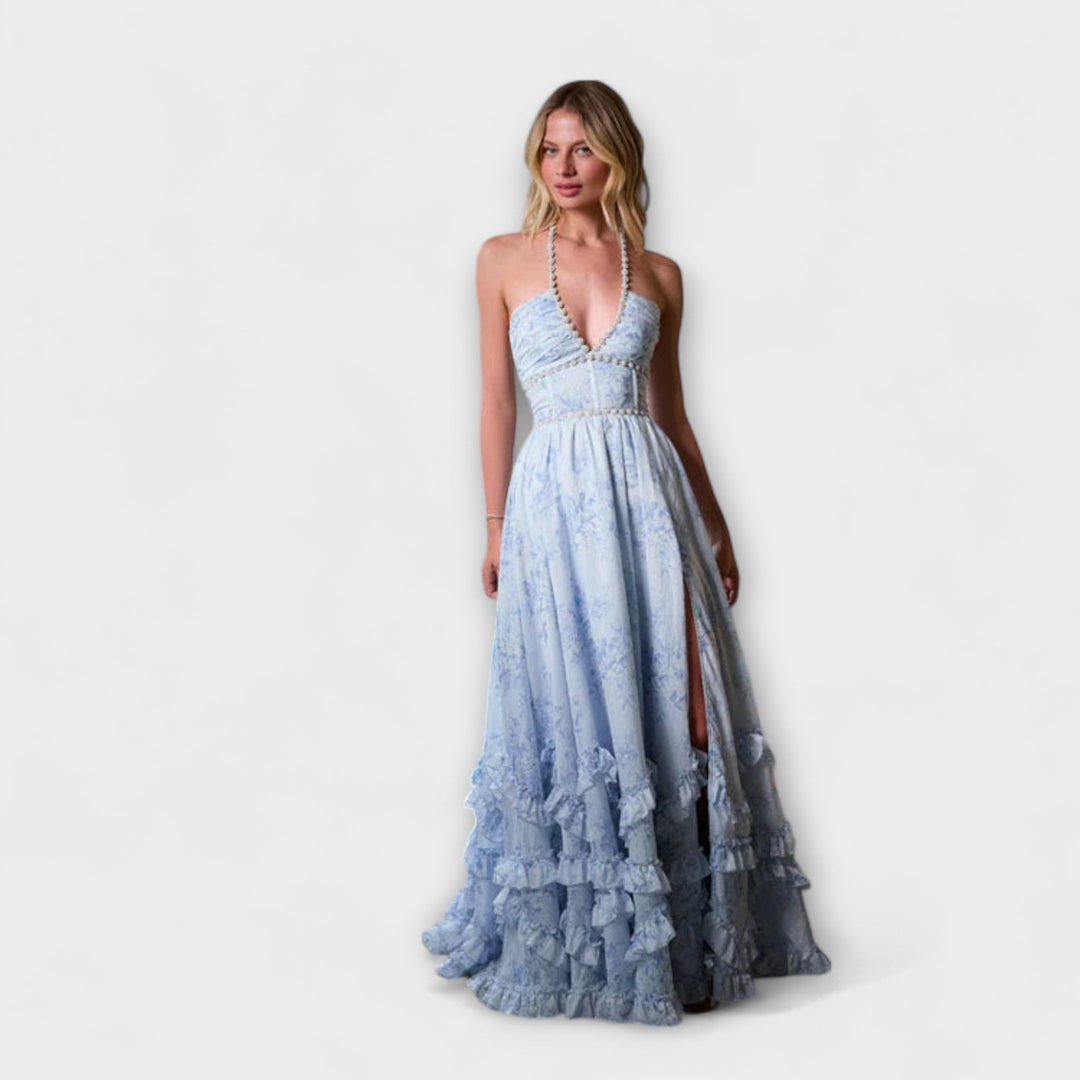Luzie | Robe longue fluide chic