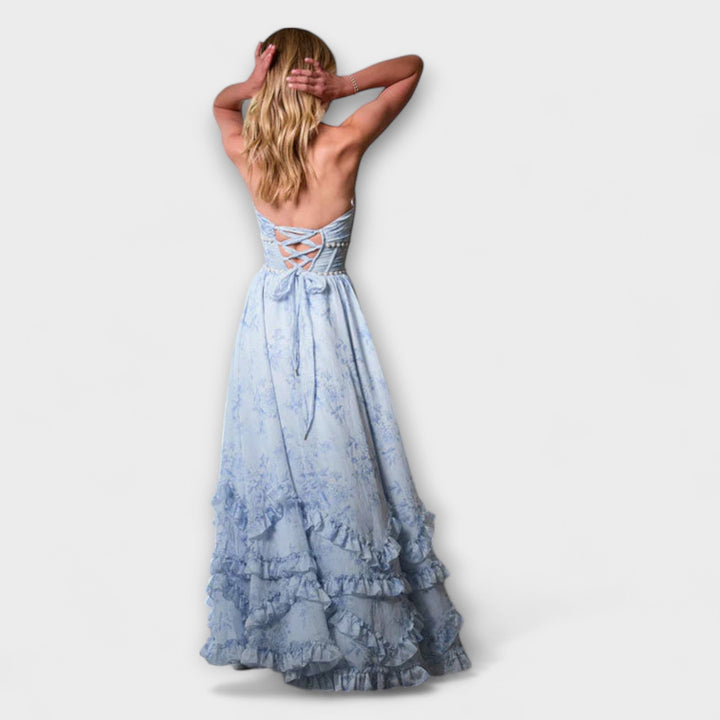 Luzie | Robe longue fluide chic