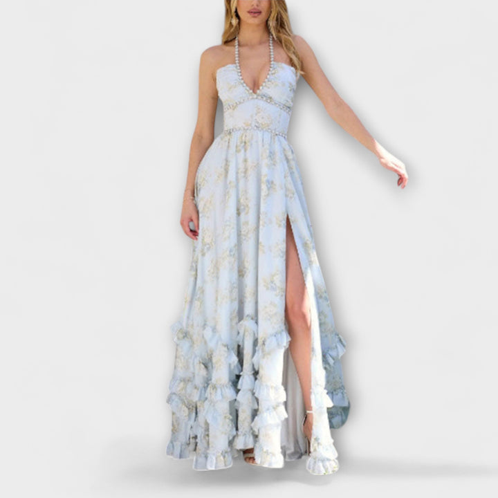 Luzie | Robe longue fluide chic