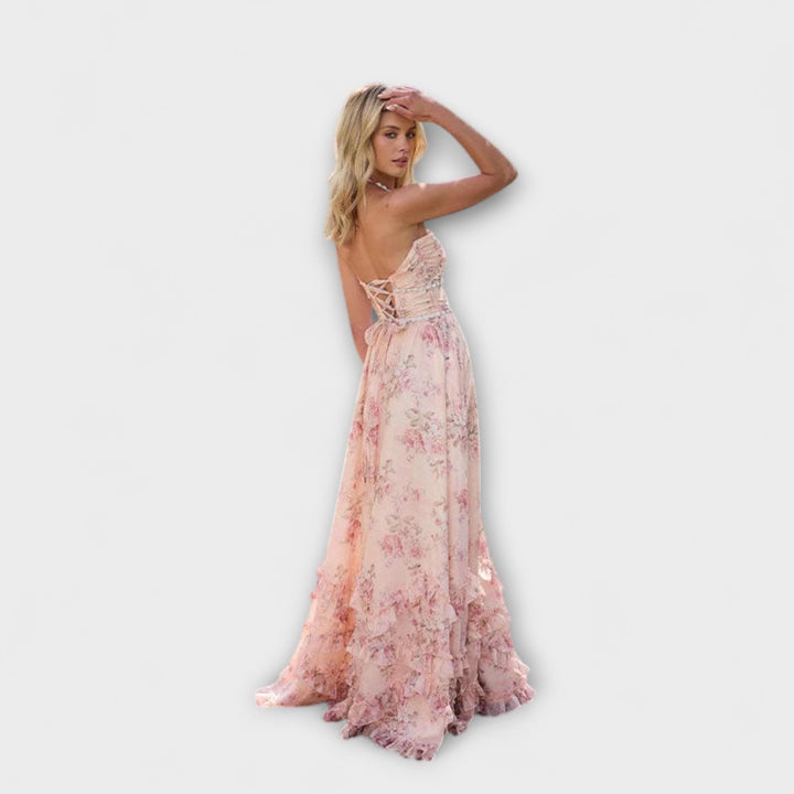 Luzie | Robe longue fluide chic