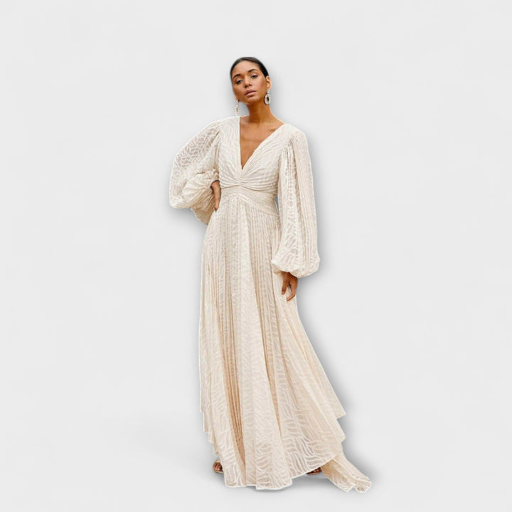 Elsa | Robe maxi crème d'Allegory