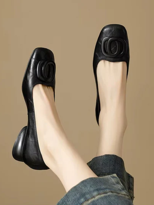 OPIUM | BALLERINES EN CUIR