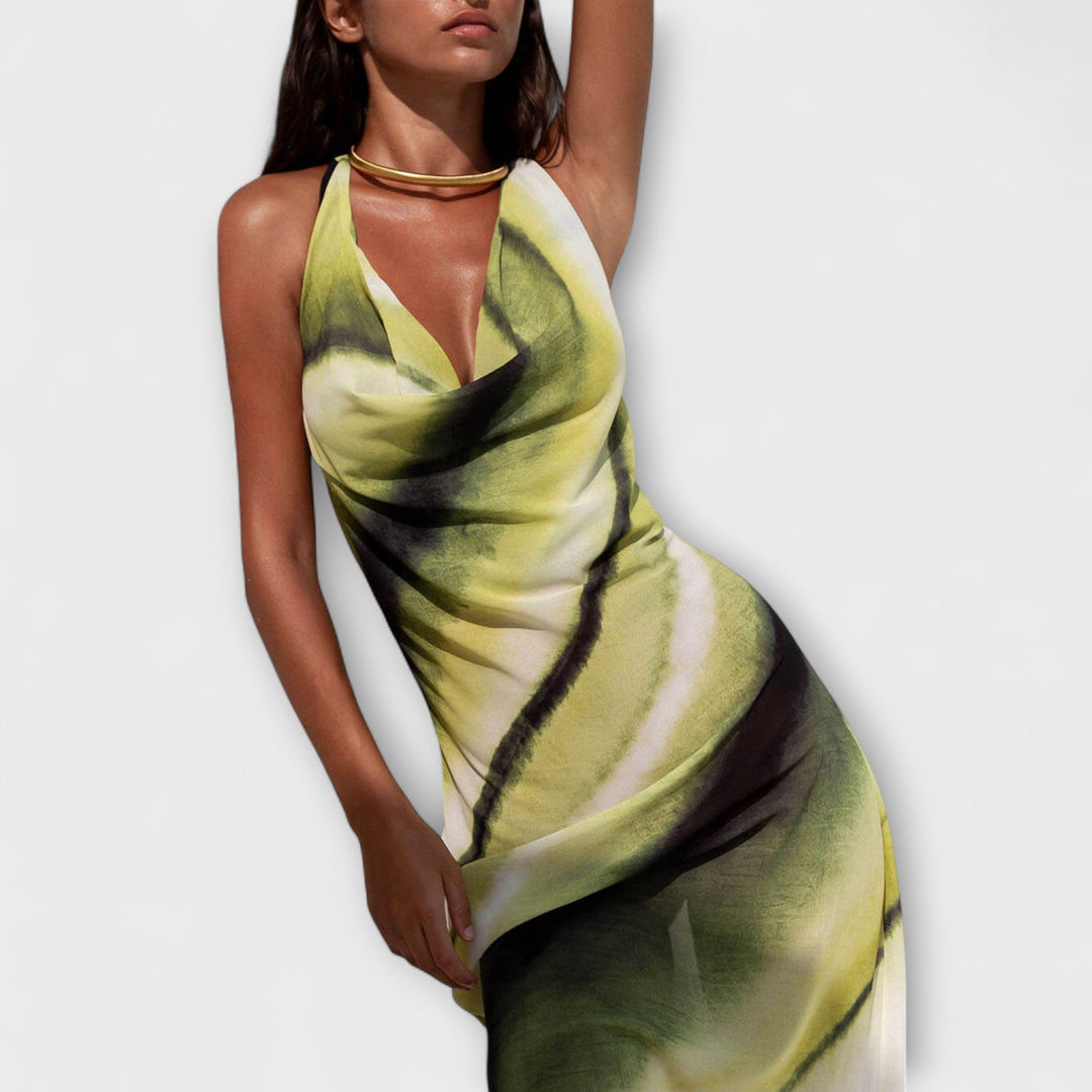 Robe maxi tie-dye dégradé classique
