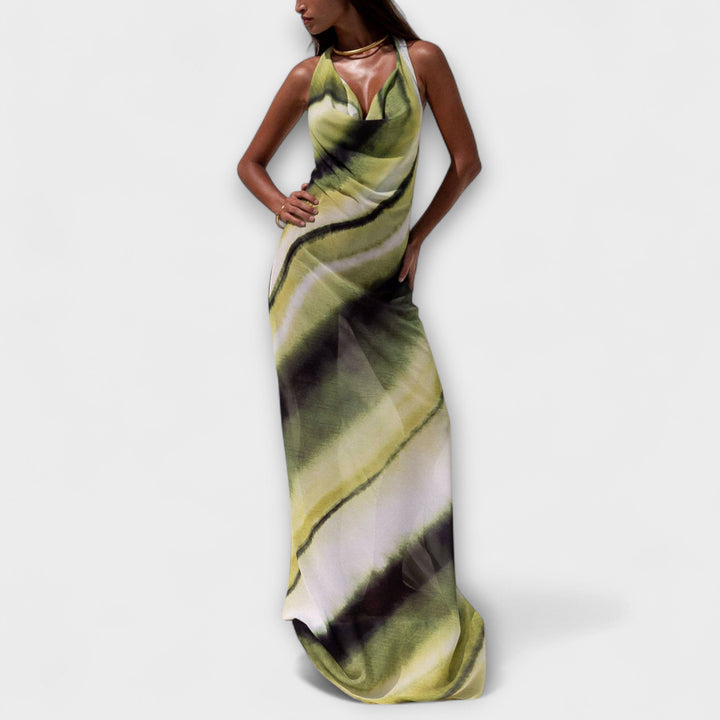 Robe maxi tie-dye dégradé classique