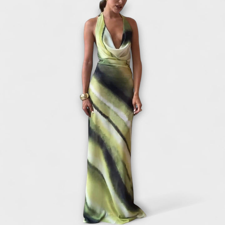 Robe maxi tie-dye dégradé classique