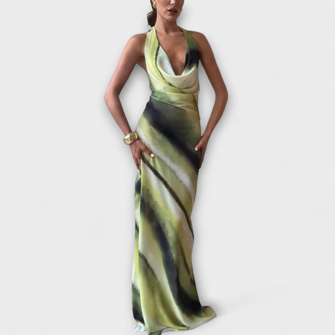 Robe maxi tie-dye dégradé classique