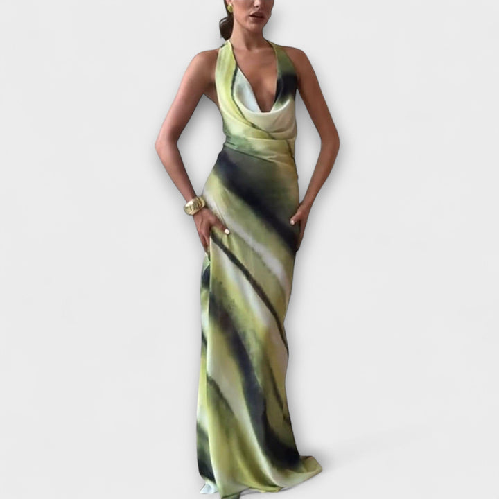Robe maxi tie-dye dégradé classique