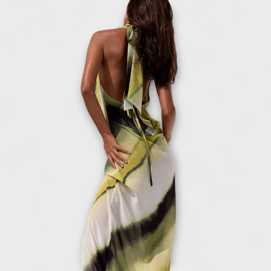 Robe maxi tie-dye dégradé classique