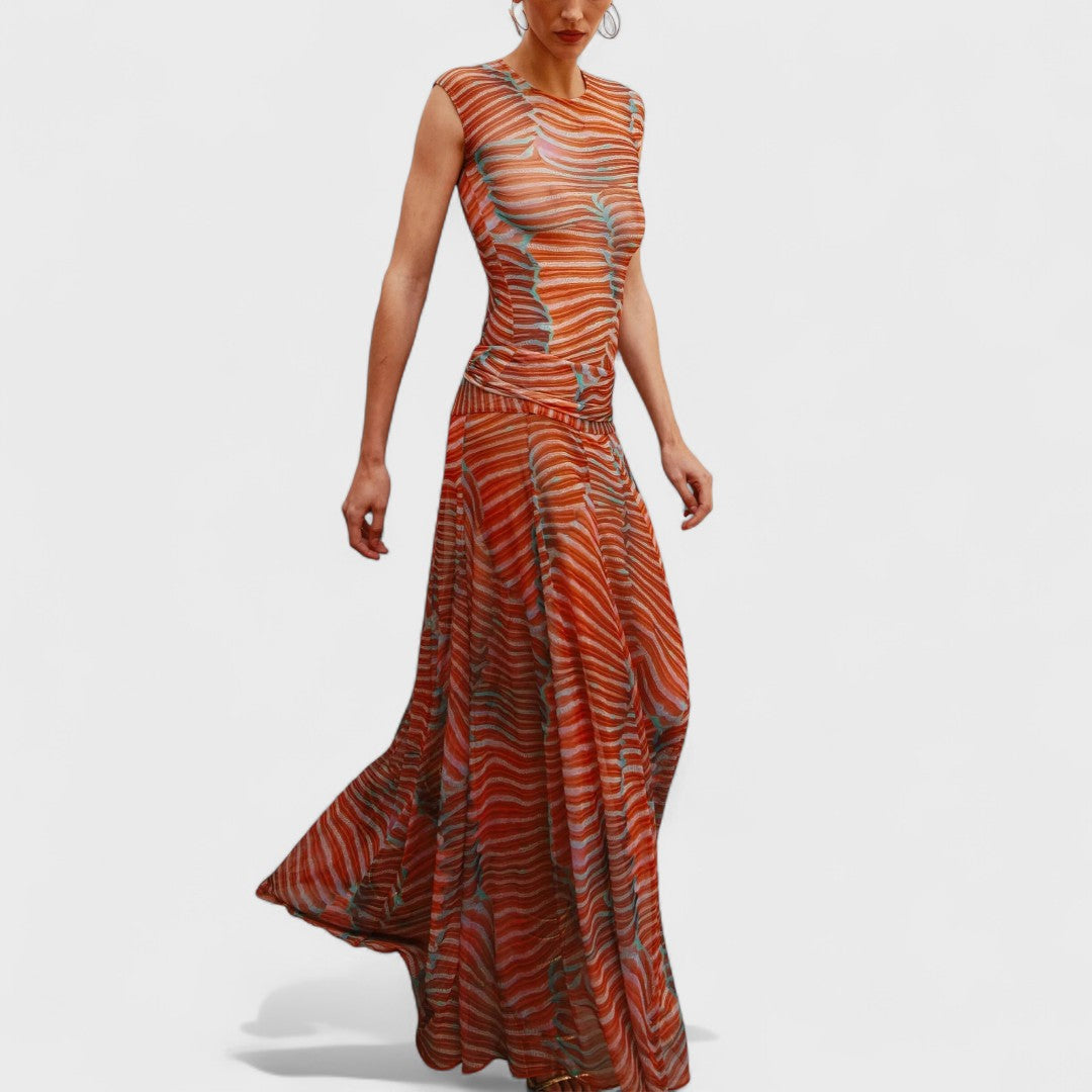 Martina | Élégante robe body à taille haute