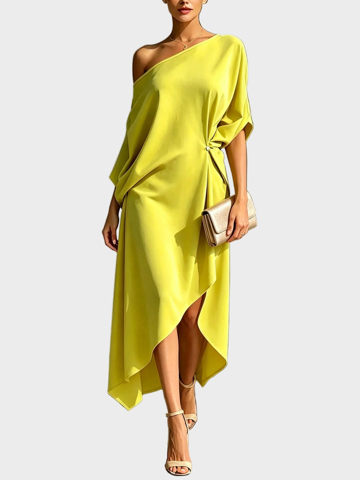 Camila | Robe asymétrique à une épaule