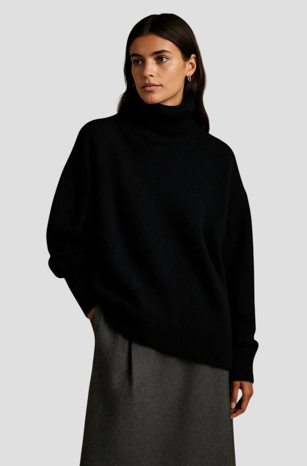 SIXTINE | PULL COL ROULÉ DOUX