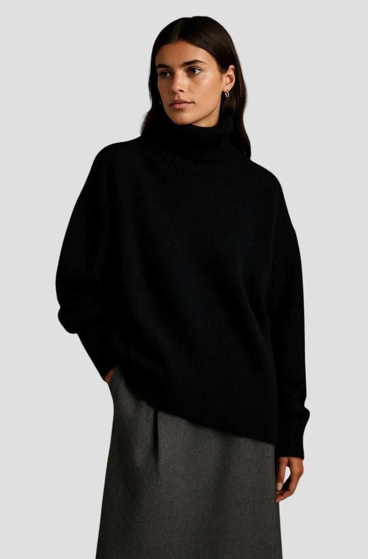 SIXTINE | PULL COL ROULÉ DOUX