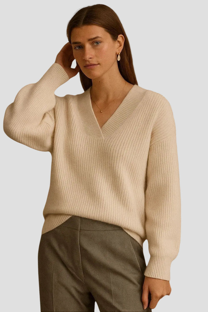 ÉLIANE | PULL CACHEMIRE ÉMERAUDE