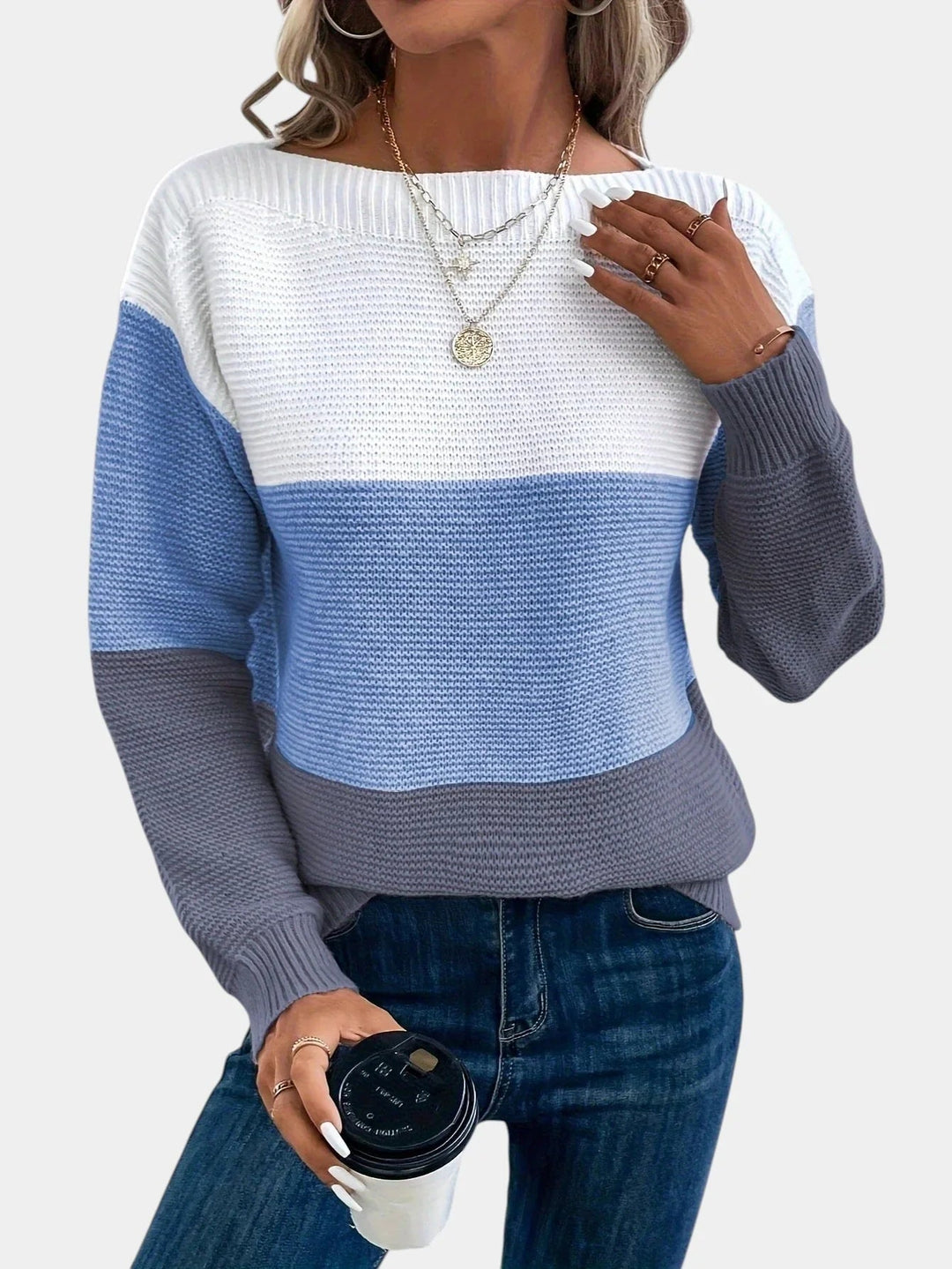 SERENA | PULL DÉGRADÉ DOUX COUPE CONFORTABLE