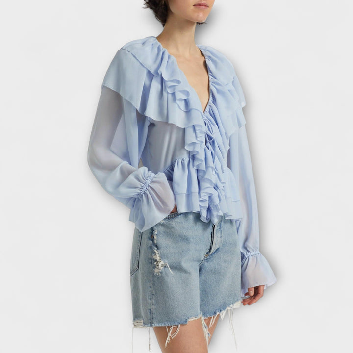 Martha - Chemise à volants Soraya