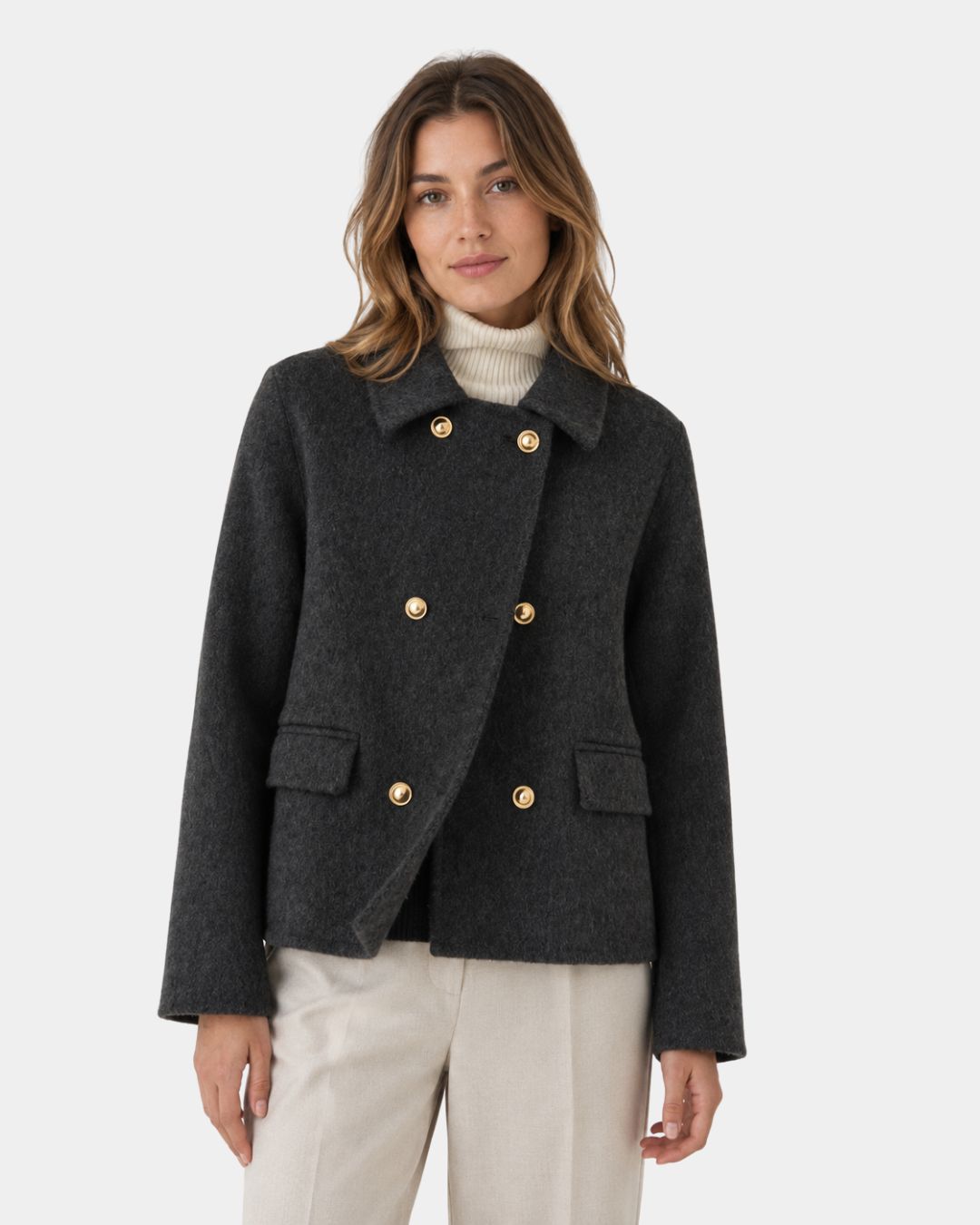 MÉLISYA | MANTEAU ÉLÉGANT À COL