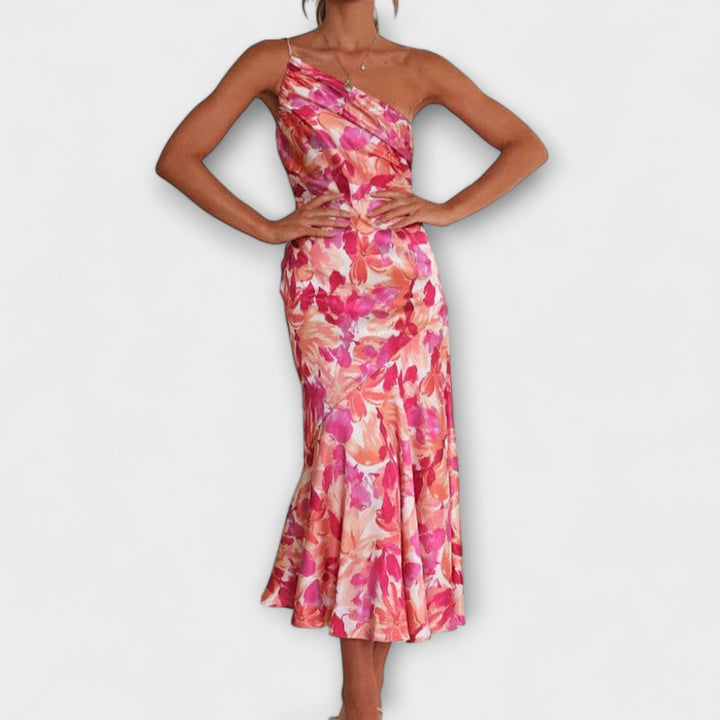 Tabea - Robe asymétrique à imprimé fleuri