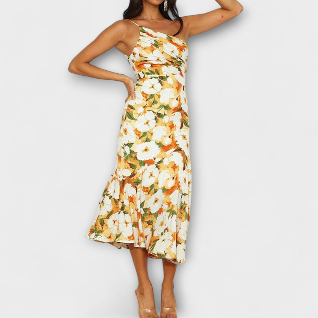 Tabea - Robe asymétrique à imprimé fleuri