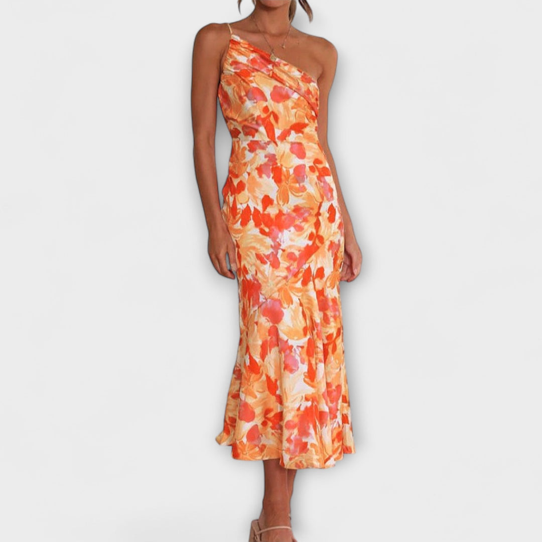 Tabea - Robe asymétrique à imprimé fleuri